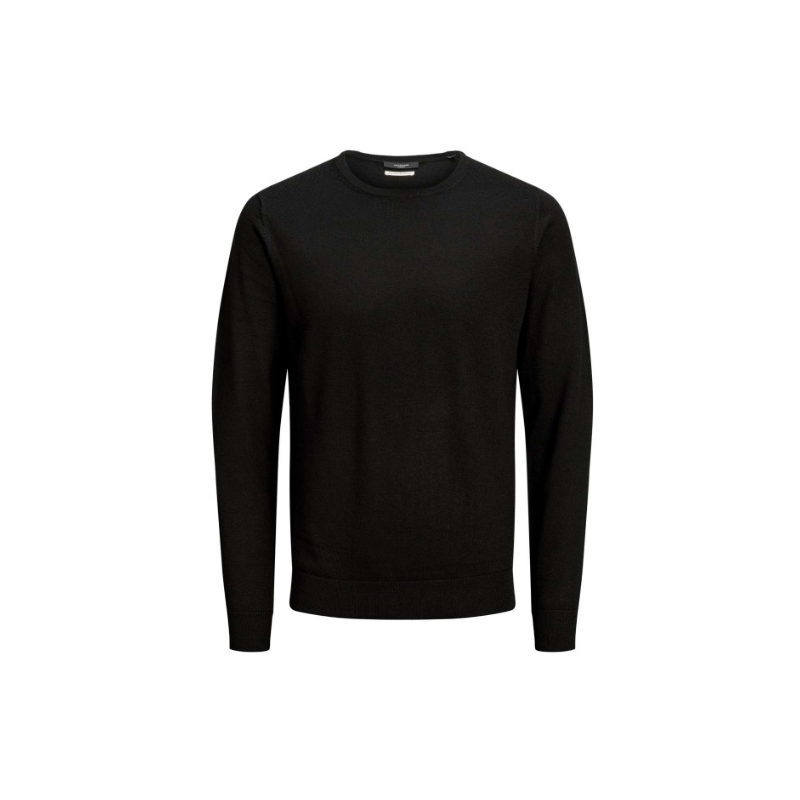 Pull Homme Noir Col Rond– Mode homme