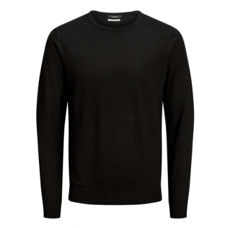 Pull Homme Noir Col Rond– Mode homme